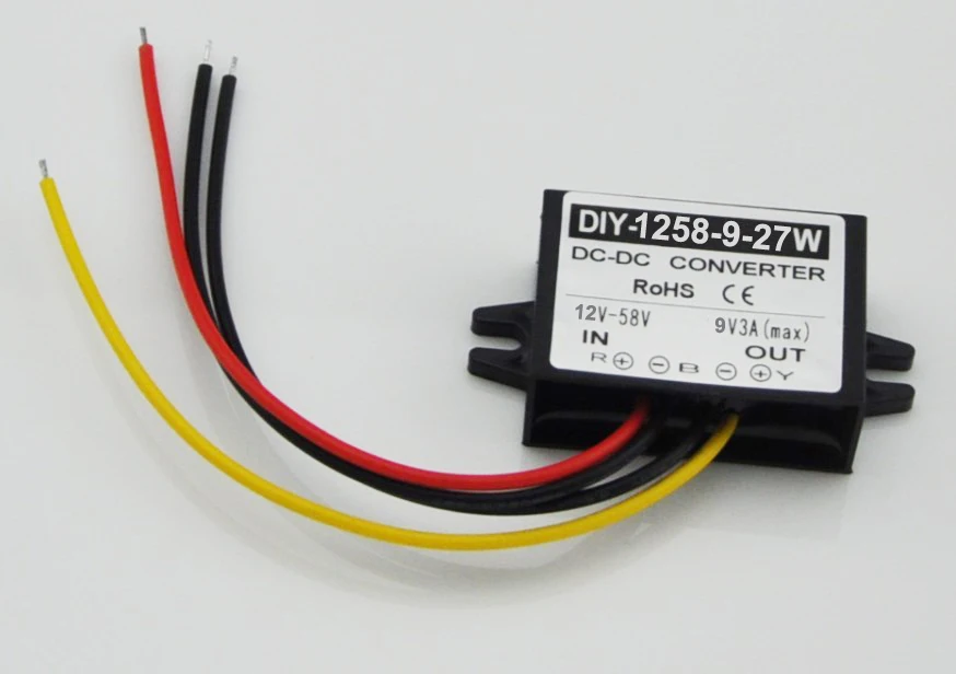 12V 24V 36V 48V (12V-58V) Step Down 9V 3A 2A 1A DC Converter Power Converter DC Buck Module Voltage Regulator Waterproof CE Rosh
12V 24V 36V 48V (12V-58V) Step Down 9V 3A 2A 1A DC Converter Power Converter DC Buck Module Voltage Regulator Waterproof CE Rosh
