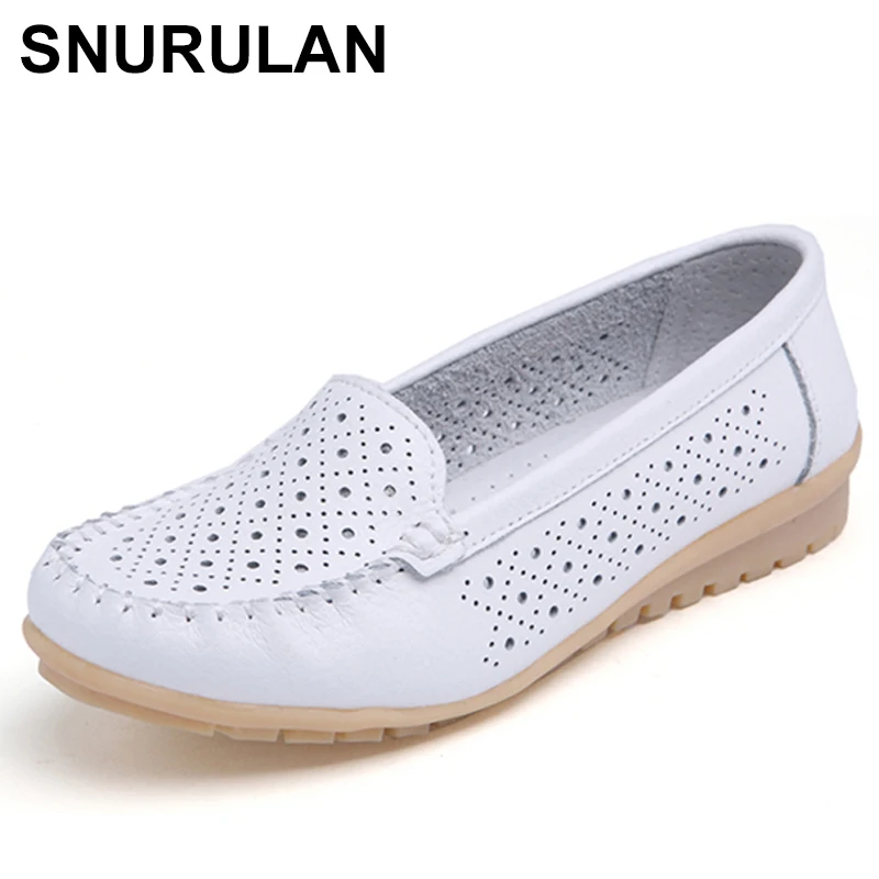 SNURULAN2018 Summer women flats shoes women genuine leather shoes woman cutout loafers slip on ballet flats ballerines flatsE158
SNURULAN2018 Summer women flats shoes women genuine leather shoes woman cutout loafers slip on ballet flats ballerines flatsE158