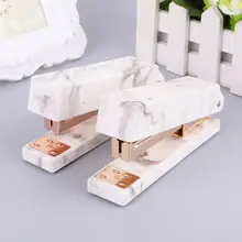 MIRUI new creative Marble print Texture Stapler Manual Staples bookbing Student Home Stationery set school office supplies gift