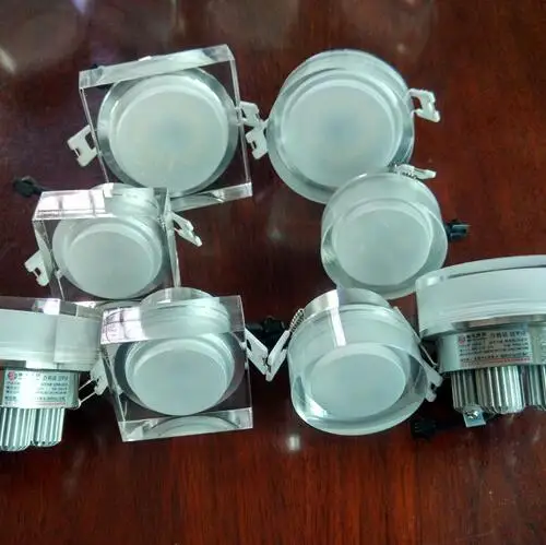LED Crystal Downlight Square/Round 1W 3W 5W 7W LED Ceiling spot light led recessed lamp for home decoration kitchen Lightinght
LED Crystal Downlight Square/Round 1W 3W 5W 7W LED Ceiling spot light led recessed lamp for home decoration kitchen Lightinght