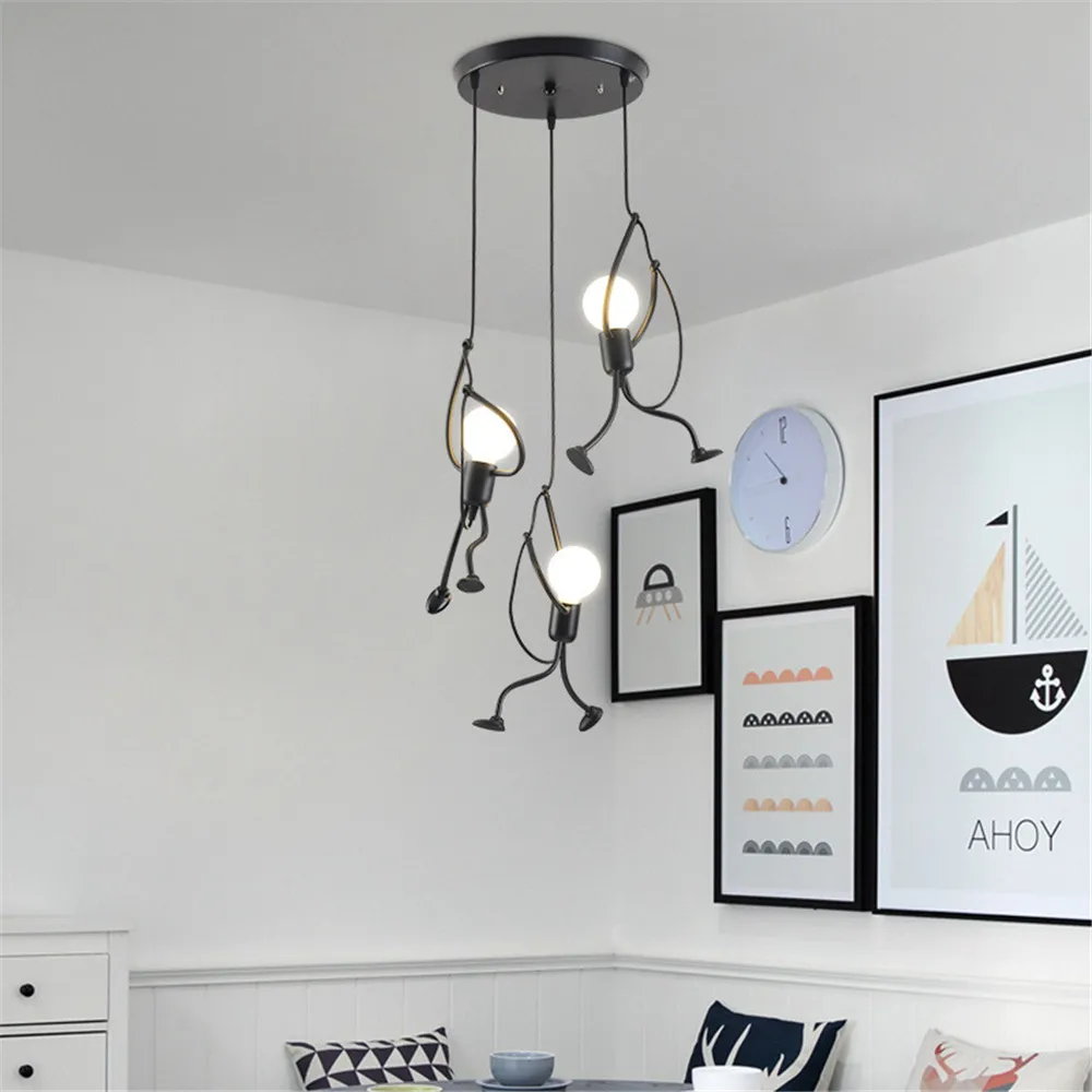 loft climbing man pendant lights art hanging lamp metal cord Hanger home decor light Creative for children room lighting lamps
loft climbing man pendant lights art hanging lamp metal cord Hanger home decor light Creative for children room lighting lamps