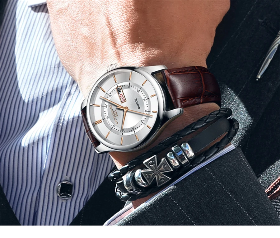 hot fashion man's quartz auto date wristwatch brand waterproof leather watches for men casual rose gold watch for male 2018 NEW
hot fashion man's quartz auto date wristwatch brand waterproof leather watches for men casual rose gold watch for male 2018 NEW