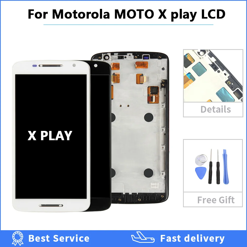 ЖК-дисплей для Motorola X Play, сенсорный экран, дигитайзер, рамка для Moto X Play XT1561 LCD XT1561 XT1562 XT1563, запчасти для ЖК-дисплея
ЖК-дисплей для Motorola X Play, сенсорный экран, дигитайзер, рамка для Moto X Play XT1561 LCD XT1561 XT1562 XT1563, запчасти для ЖК-дисплея