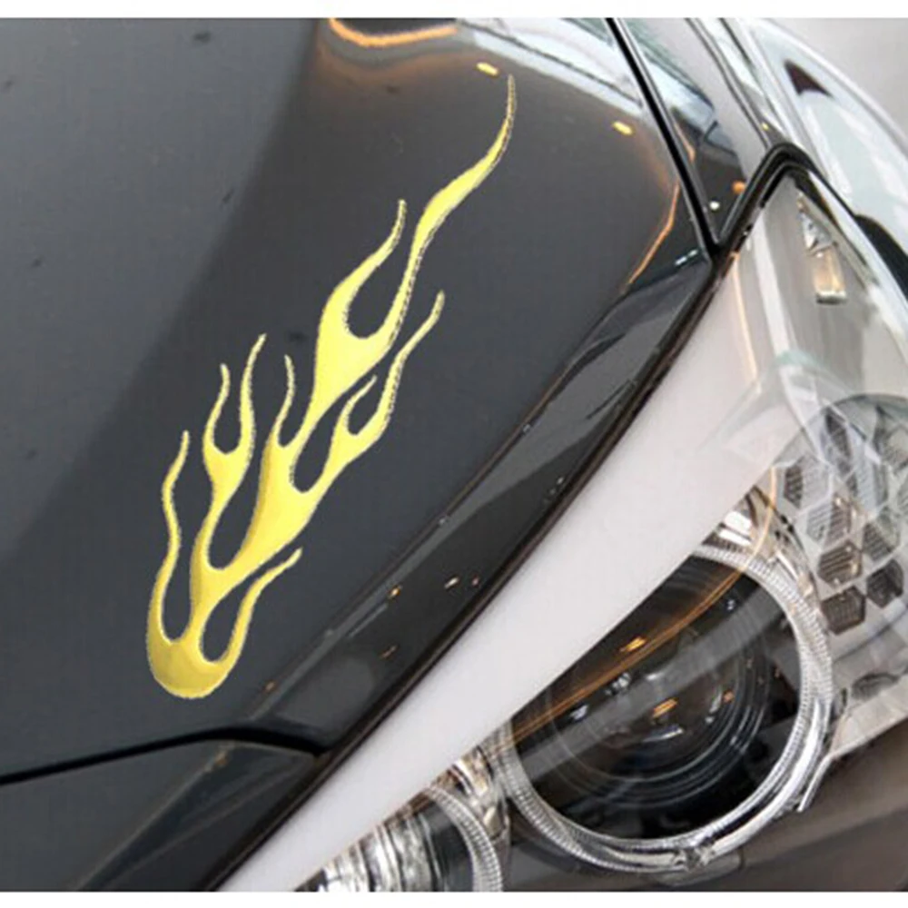 20*6CM Car styling For ford Motorcycle Flame sticker Baby on board Reflective stickers cars Car-covers accessories | Автомобили и