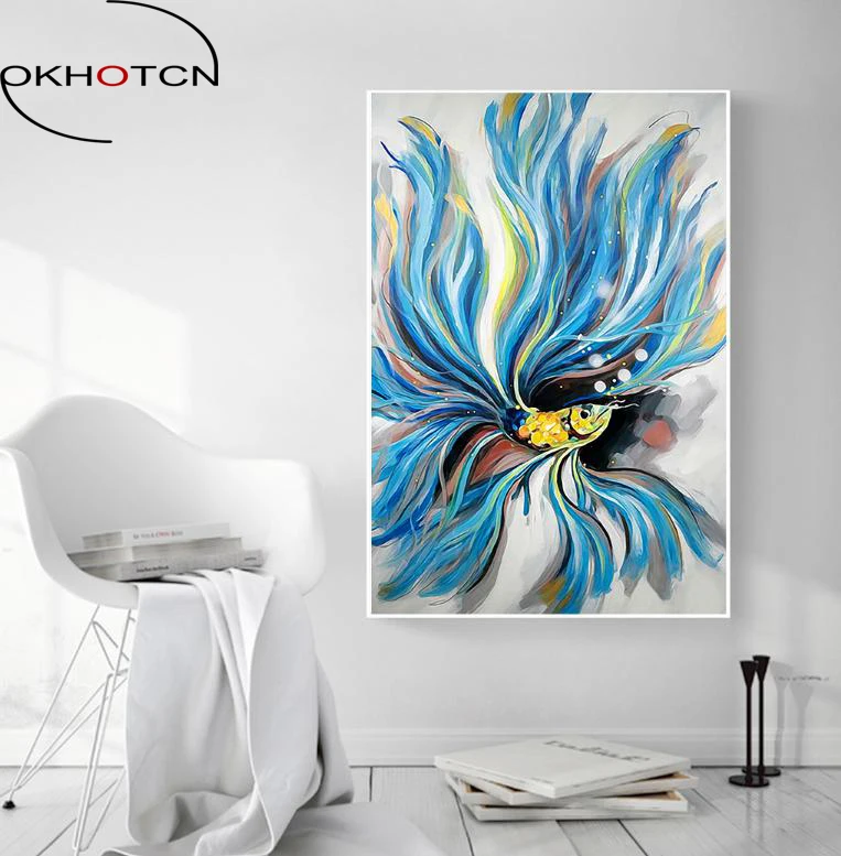 OKHOTCN Watercolor Goldfish Unframed Big Wall Art Print Poster Modern Abstract Canvas Printing Living Room Decor Spray Painting
OKHOTCN Watercolor Goldfish Unframed Big Wall Art Print Poster Modern Abstract Canvas Printing Living Room Decor Spray Painting