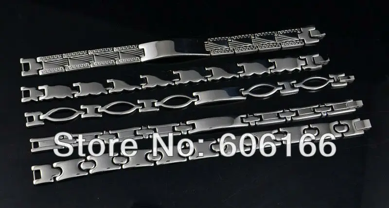 Wholesale 5 style MIX 8.25" 8.5" Stainless Steel Bracelet Men's Chains Bracelets Fashion Jewelry Free Shipping
Wholesale 5 style MIX 8.25" 8.5" Stainless Steel Bracelet Men's Chains Bracelets Fashion Jewelry Free Shipping