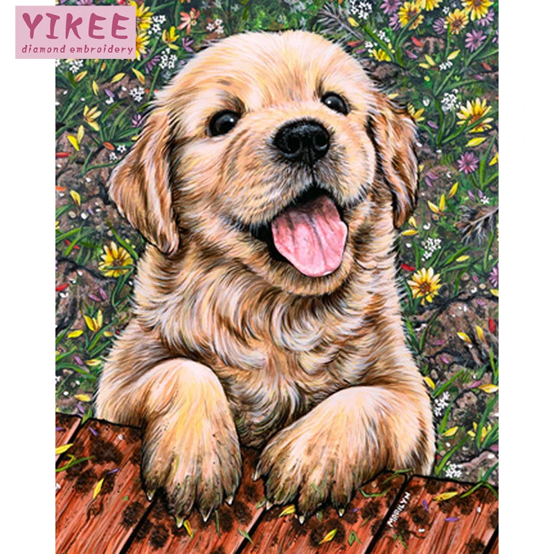 YIKEE diamond painting full dog Wall Decor Full Square Rhinestone Pasted Diamond Embroidery Pattern Gift h974
YIKEE diamond painting full dog Wall Decor Full Square Rhinestone Pasted Diamond Embroidery Pattern Gift h974