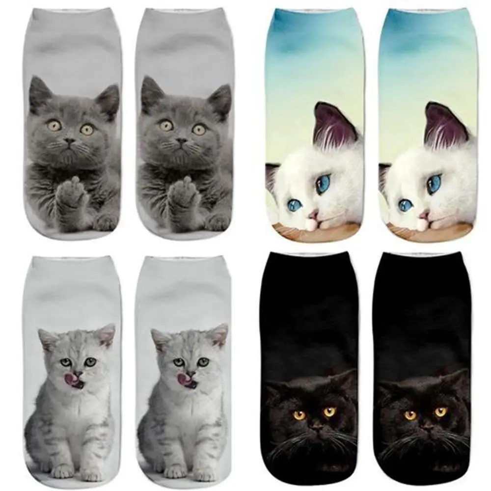 1pair Women Socks Cotton Invisible Socks 3D Cat Animals Cute Animal Girl Ankle Socks Breathable Socks Printed Fashion Socks
1pair Women Socks Cotton Invisible Socks 3D Cat Animals Cute Animal Girl Ankle Socks Breathable Socks Printed Fashion Socks