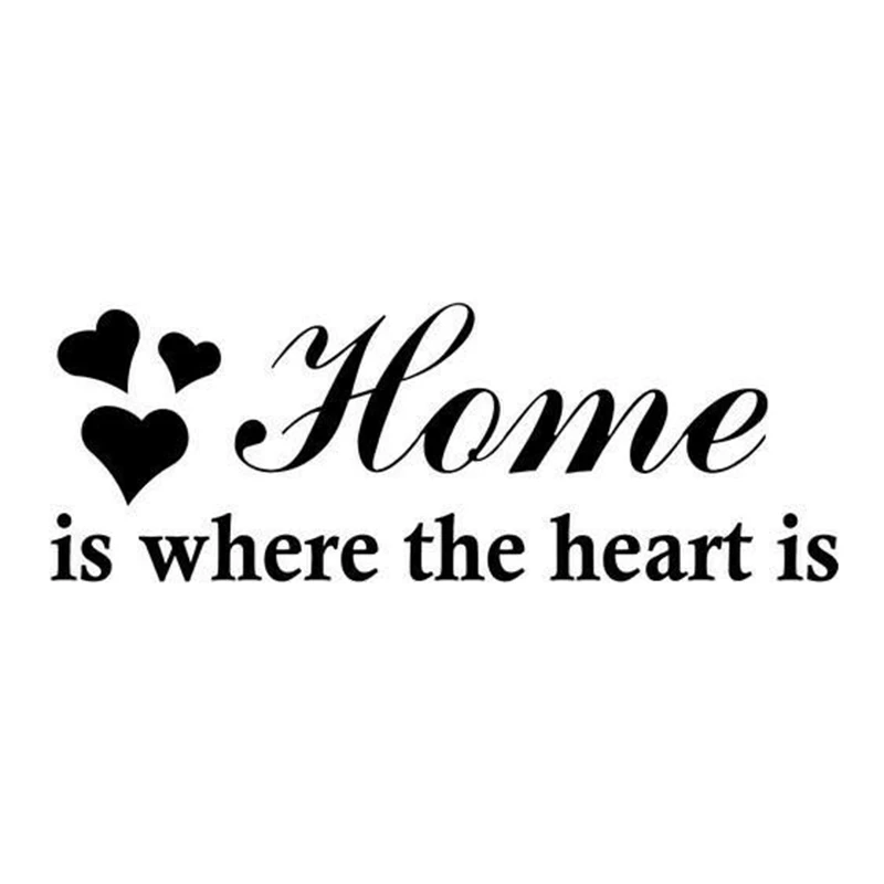 18*6.4cm Home Is Where The Heart Is Car Window Vinyl Car Wrap Vinyl Decal Car Stickers
18*6.4cm Home Is Where The Heart Is Car Window Vinyl Car Wrap Vinyl Decal Car Stickers