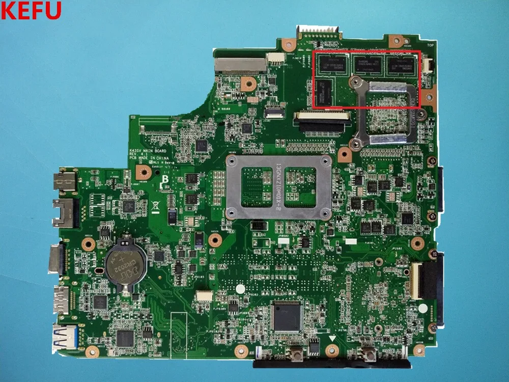 Kefu для Asus K43SV K43S X43S K43SJ K43SM Материнская плата ноутбука REV: 4 1 материнская бесплатная