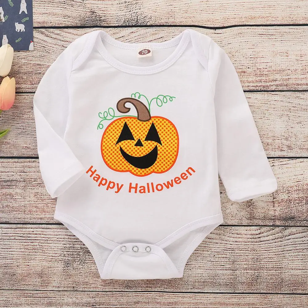 Children's wear long sleeve cotton bodysuit Infant Baby Toddler pumpkin alphabet printing triangle climbing suit RM19047
Children's wear long sleeve cotton bodysuit Infant Baby Toddler pumpkin alphabet printing triangle climbing suit RM19047
