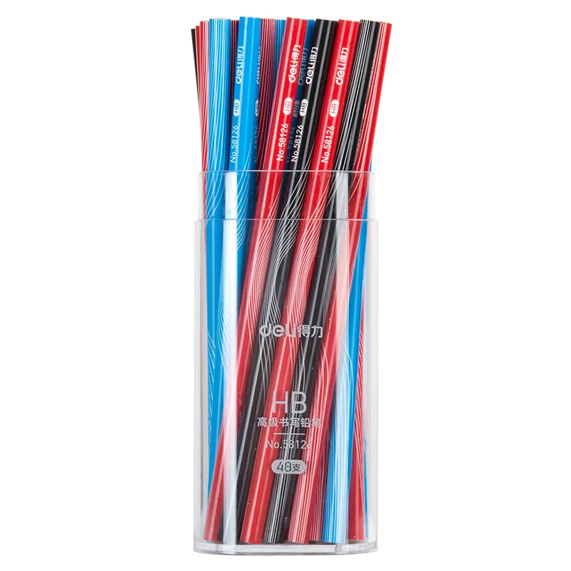 DELI 48pcs Pencil HB Round Penholder Pupils Writing Pencil Student Writing Art Painting Wooden Lead Pencils Stationary Supplies
DELI 48pcs Pencil HB Round Penholder Pupils Writing Pencil Student Writing Art Painting Wooden Lead Pencils Stationary Supplies