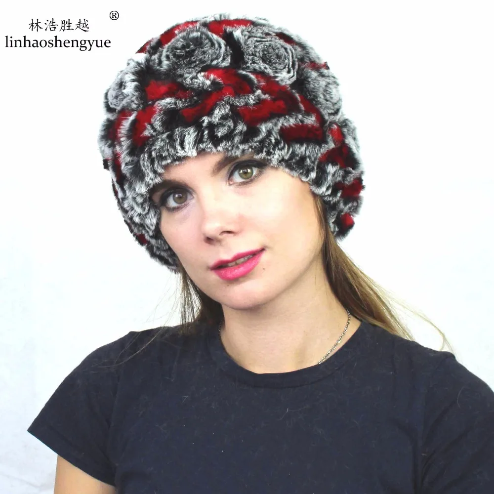 Модная женская шапка Linhaoshengyue из натурального меха кролика Рекс, зимняя теплая шапка с цветком, бесплатная доставка
Модная женская шапка Linhaoshengyue из натурального меха кролика Рекс, зимняя теплая шапка с цветком, бесплатная доставка