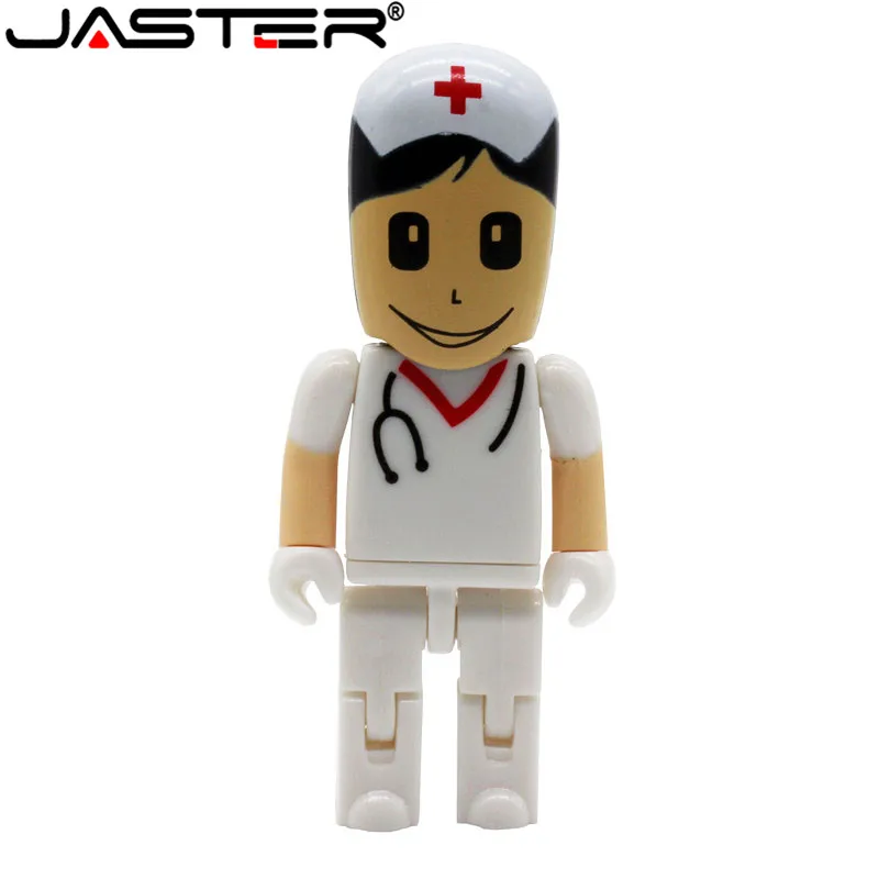 JASTER 100% фактическая емкость оптовая продажа флеш накопитель мультяшная серия Doctor