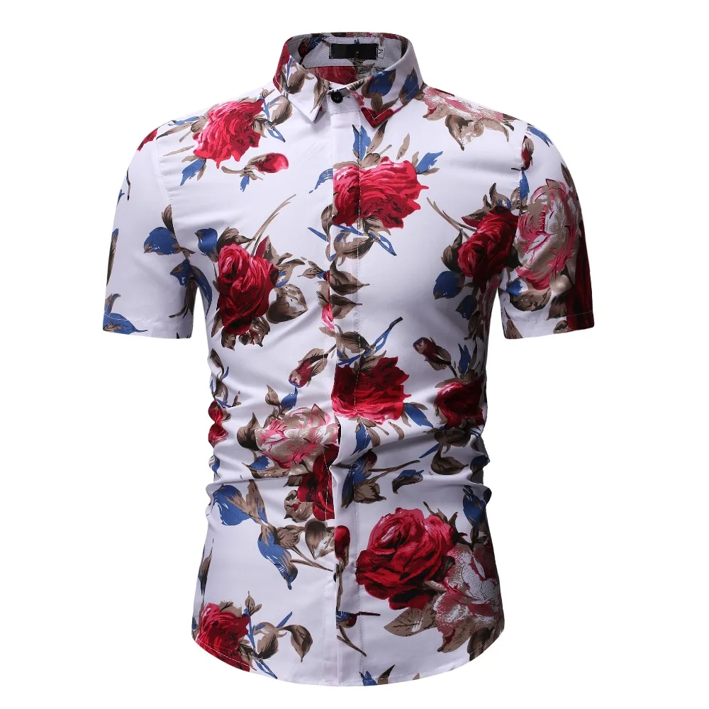 New Summer Fashion Mens Shirt Slim Fit Short Sleeve Floral Shirt Mens Clothing Trend Plus Size Mens Casual Hawaii Flower Shirts
New Summer Fashion Mens Shirt Slim Fit Short Sleeve Floral Shirt Mens Clothing Trend Plus Size Mens Casual Hawaii Flower Shirts