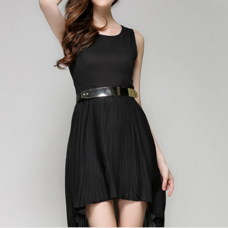 2019 Summer Vacation Asymmetrical Dress Sleeveless Black Bodycon High-end Women Dress Black Brief Casual Elegant Beach Dresse
2019 Summer Vacation Asymmetrical Dress Sleeveless Black Bodycon High-end Women Dress Black Brief Casual Elegant Beach Dresse