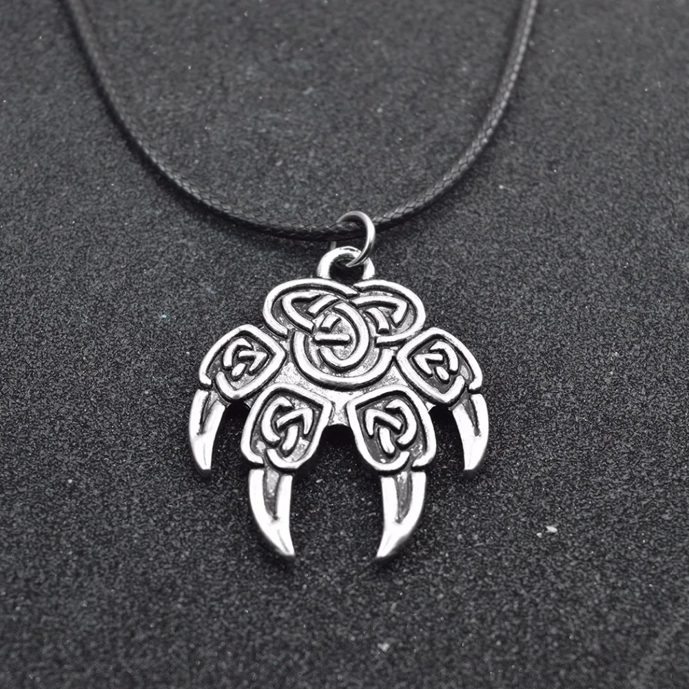 Nostalgia Veles God Symbol Warding Bear Paw Viking Necklace Slavic Wicca Pendants Jewelry Making
Nostalgia Veles God Symbol Warding Bear Paw Viking Necklace Slavic Wicca Pendants Jewelry Making