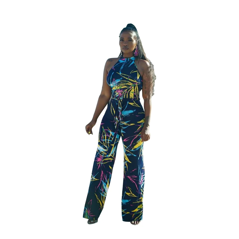 Women Halter Off Shoulder Bodycon Women Jumpsuit Sexy Wide Leg Pants Female Playsuit Summer Corset Belt Bodysuit Overalls Party
Women Halter Off Shoulder Bodycon Women Jumpsuit Sexy Wide Leg Pants Female Playsuit Summer Corset Belt Bodysuit Overalls Party