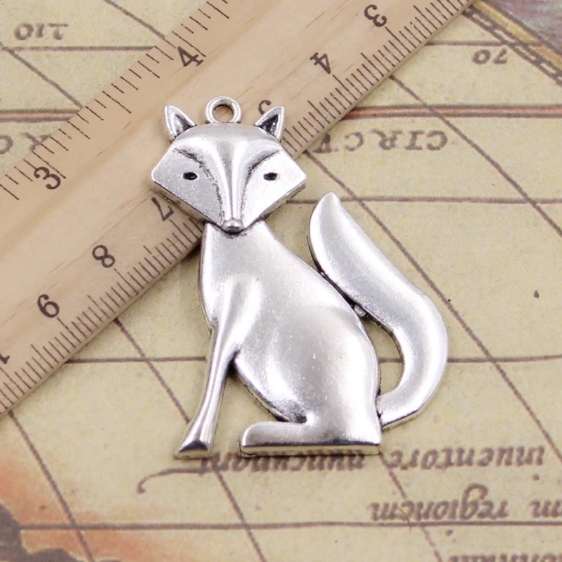 5pcs Charms Fox 50x37mm Tibetan Bronze Silver Color Pendants Antique Jewelry Making DIY Handmade Craft
5pcs Charms Fox 50x37mm Tibetan Bronze Silver Color Pendants Antique Jewelry Making DIY Handmade Craft