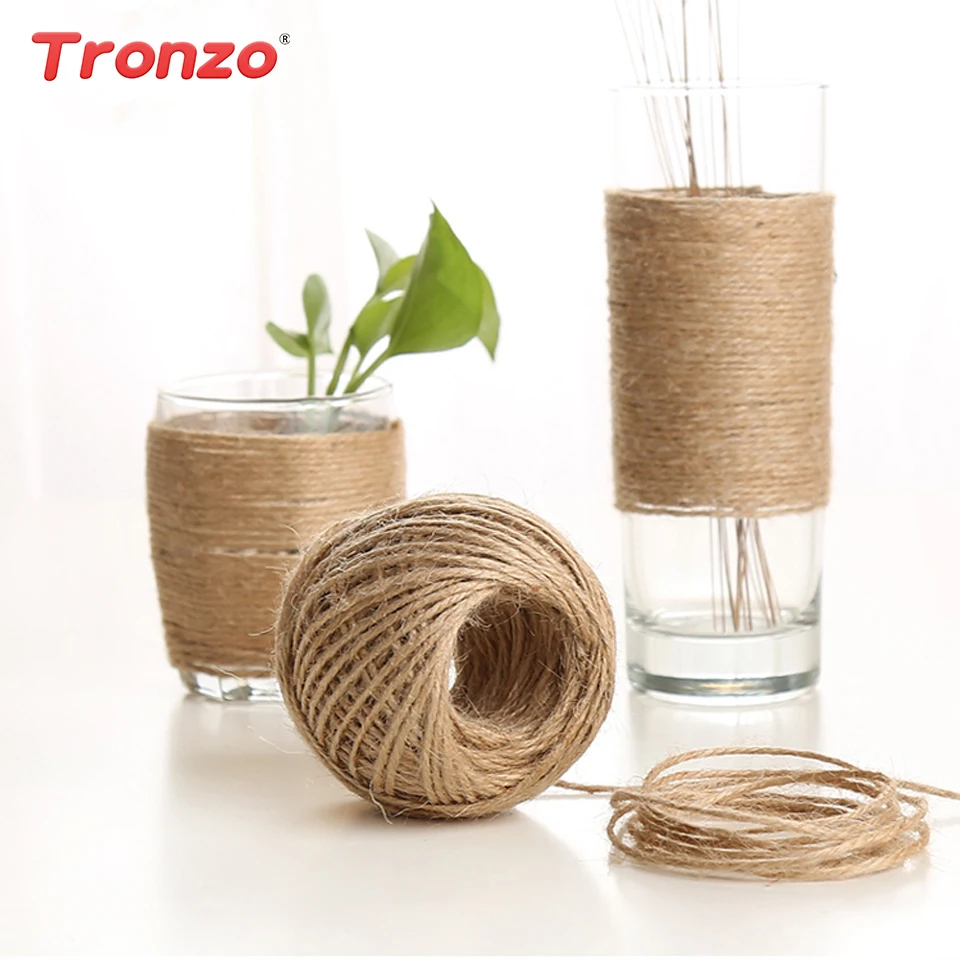 Tronzo Hemp Rope Wendding Party Favors 50M Natural Jute Twine Cord Gift Diy Burlap String Gift Packaging Supplies Party Favors
Tronzo Hemp Rope Wendding Party Favors 50M Natural Jute Twine Cord Gift Diy Burlap String Gift Packaging Supplies Party Favors