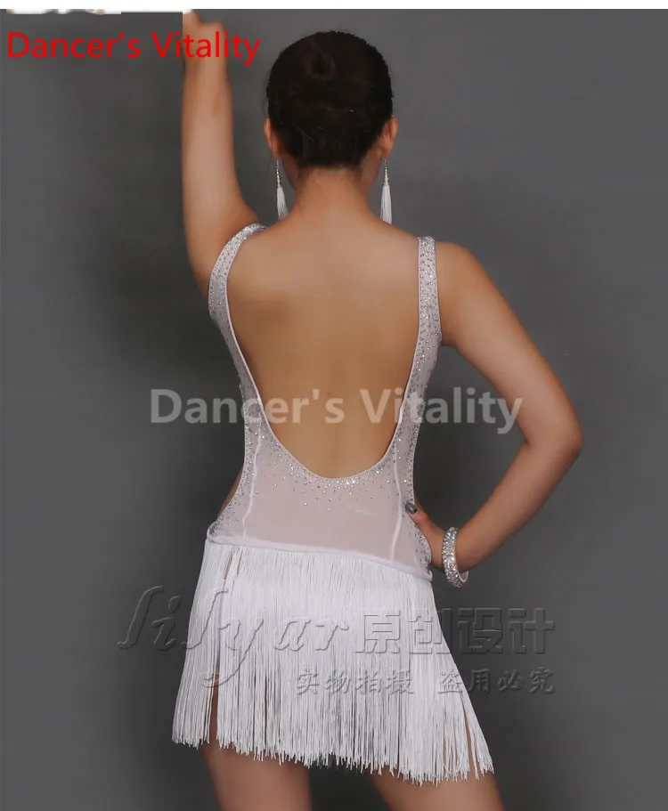 New Present Latin Dance Dresses For Ladies Pink Red Tassel Rhinestone Skirts Women Ballroom Roupas Infantil Italy Dancing Dress
New Present Latin Dance Dresses For Ladies Pink Red Tassel Rhinestone Skirts Women Ballroom Roupas Infantil Italy Dancing Dress