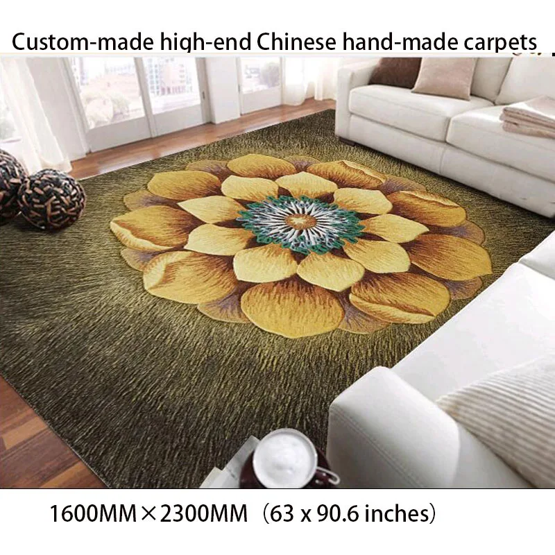 Pure handwork high-end custom-made carpet the hall of the living room and bedroom is decorated by thickening carved art rug mat
Pure handwork high-end custom-made carpet the hall of the living room and bedroom is decorated by thickening carved art rug mat