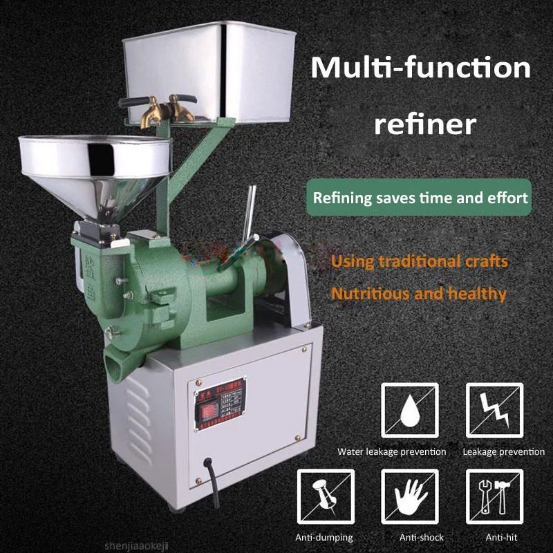 Stone grinding refiner MJ-12 Household rice paste machine intestine flour pulp Commercial wet-use grinder 220v 550w | Бытовая техника