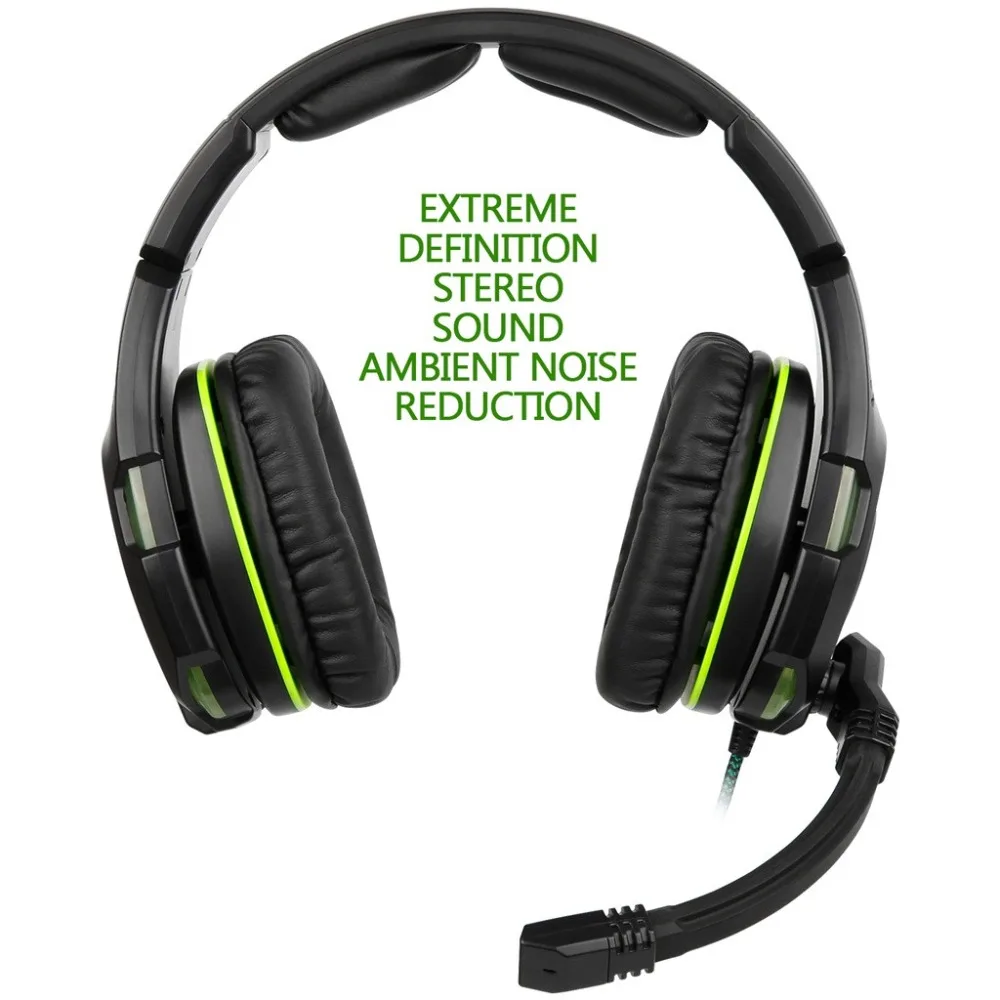 New SADES SA938 Gaming 3.5mm Headphone 7.1 Virtual Surround Sound USB Plug Over-ear Gaming Headset with for PC PUBG hot 2019 Q70
New SADES SA938 Gaming 3.5mm Headphone 7.1 Virtual Surround Sound USB Plug Over-ear Gaming Headset with for PC PUBG hot 2019 Q70