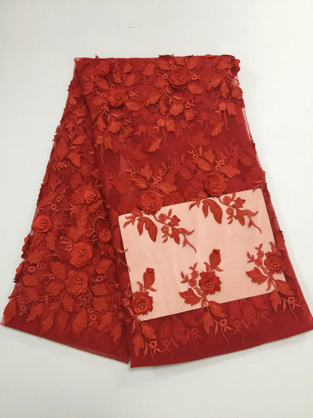 High Quality Red Beaded 2017 3D Tulle African Lace Fabric Applique Guipure French Lace Fabric Embroidered Nigerian Lace Fabrics
High Quality Red Beaded 2017 3D Tulle African Lace Fabric Applique Guipure French Lace Fabric Embroidered Nigerian Lace Fabrics