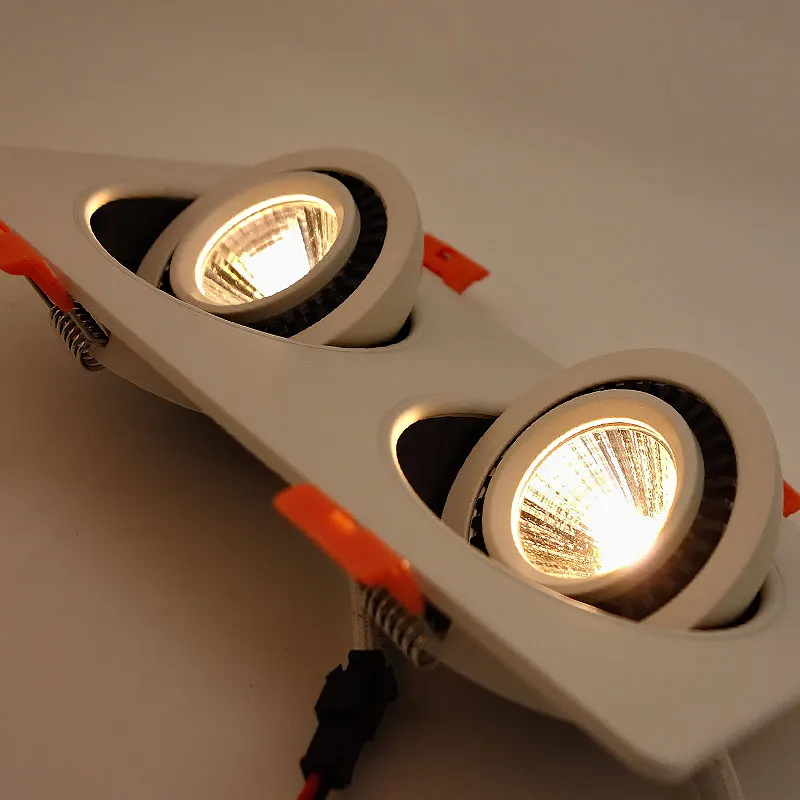 1pcs Dimmable square Double Cob Led Downlight 9w 18w 27w 36w White shell LED cob Ceiling Downlight White Warm White Ac85-265V
1pcs Dimmable square Double Cob Led Downlight 9w 18w 27w 36w White shell LED cob Ceiling Downlight White Warm White Ac85-265V