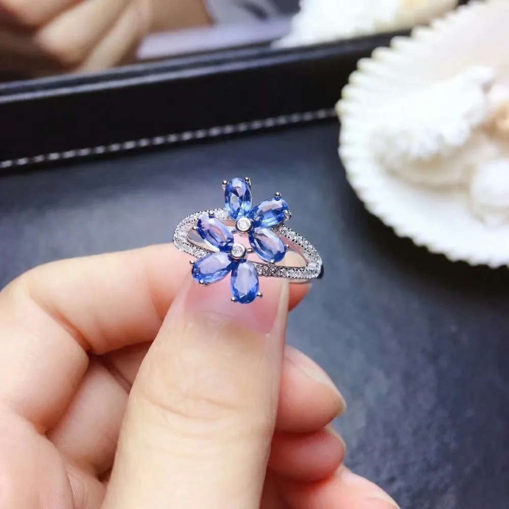 shilovem 925 silver sterling real Natural sapphire Rings fine Jewelry party trendy open ring new plant gift mj030599agl
shilovem 925 silver sterling real Natural sapphire Rings fine Jewelry party trendy open ring new plant gift mj030599agl