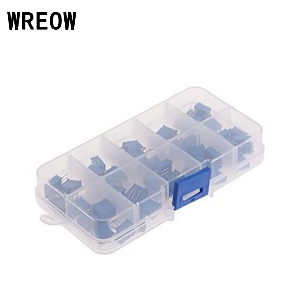 50pcs trimming bushes 10VALUE Multi Turn 500 Ohm to 1 M Ohm 3296 W Trimmer Potentiometer Assorted Kit Variable Resistor with Box
50pcs trimming bushes 10VALUE Multi Turn 500 Ohm to 1 M Ohm 3296 W Trimmer Potentiometer Assorted Kit Variable Resistor with Box