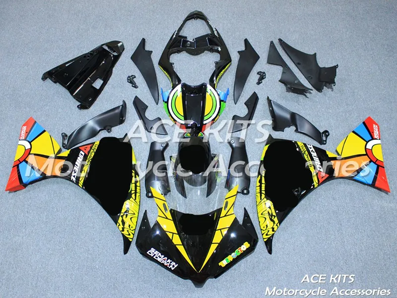 Новый обтекатель для мотоцикла из АБС-пластика для YAMAHA YZF-R1 2012- 2013-2014, инъекция Bodywor, поразительный, многоцветный ACE No.630
Новый обтекатель для мотоцикла из АБС-пластика для YAMAHA YZF-R1 2012- 2013-2014, инъекция Bodywor, поразительный, многоцветный ACE No.630