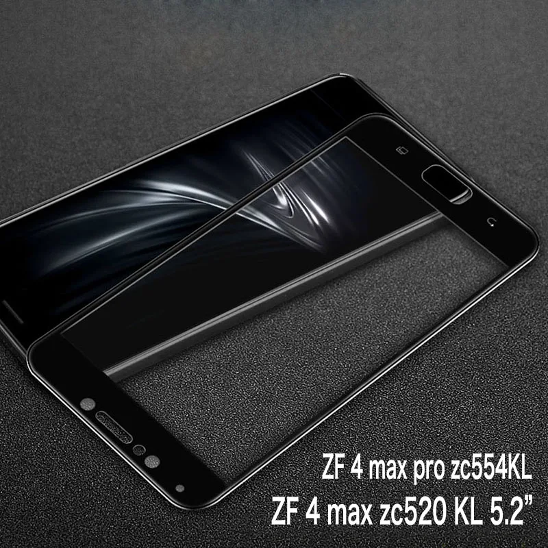 Zc520KL полное покрытие закаленное стекло для ASUS Zenfone 4 Max Zc520kl 5 2 "на Zenfone4 Pro Plus