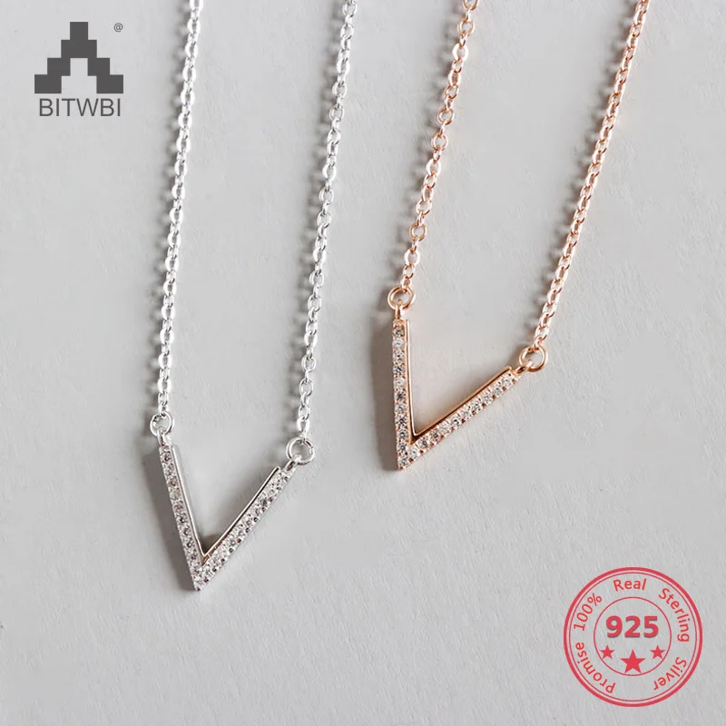 Hot Sale 100% 925 Sterling Silver Necklace Fashion Personality Minimalist Micro-inlaid Zircon V Shaped Pendant Clavicle Necklace
Hot Sale 100% 925 Sterling Silver Necklace Fashion Personality Minimalist Micro-inlaid Zircon V Shaped Pendant Clavicle Necklace