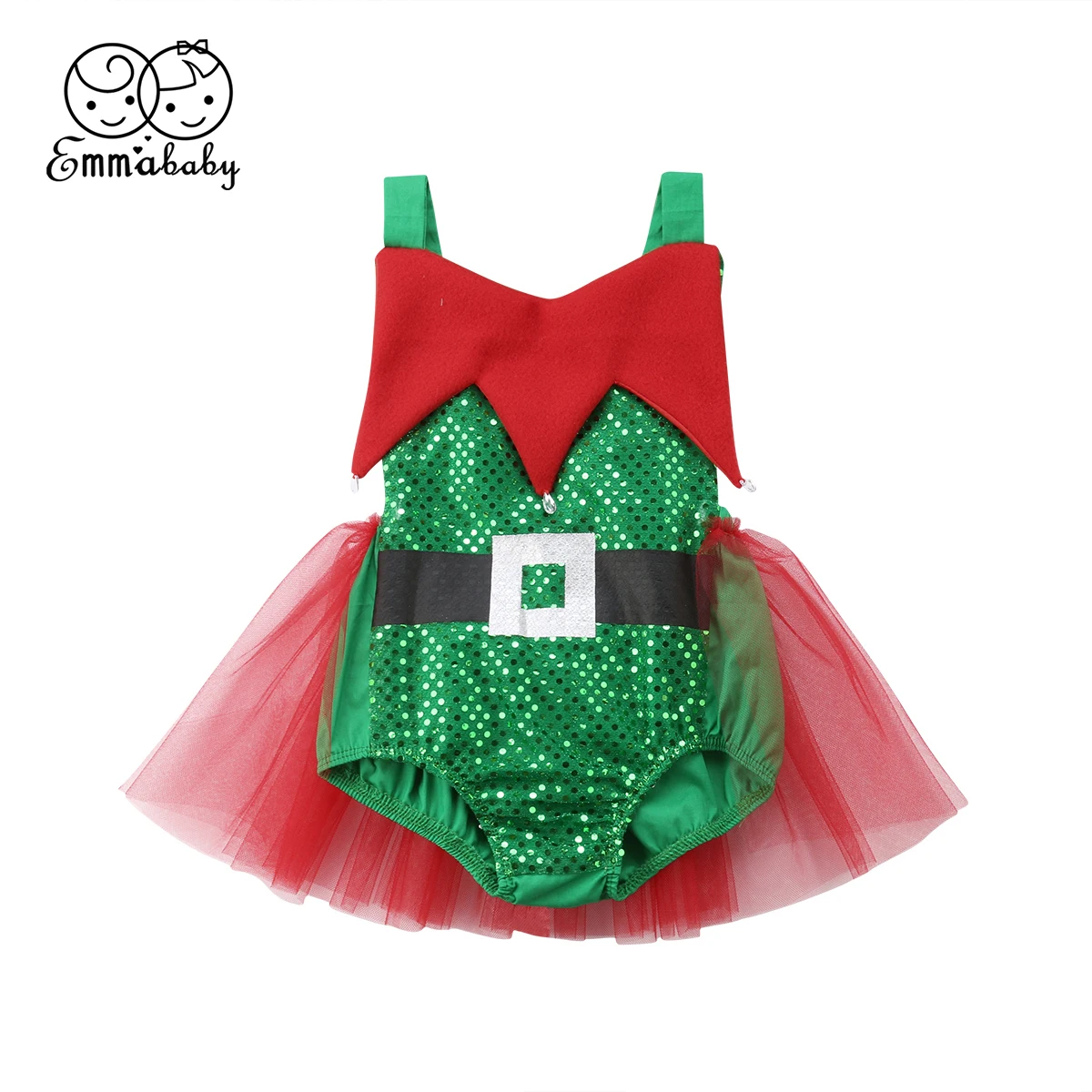 Christmas Infant Baby Girl Clothes Santa Romper Sequined Tutu Dress Outfit Set
Christmas Infant Baby Girl Clothes Santa Romper Sequined Tutu Dress Outfit Set