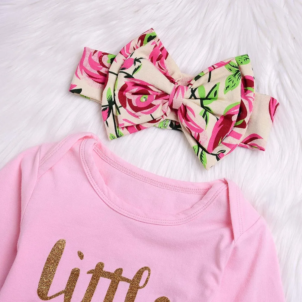 Puseky 2018 New Cotton Newborn Baby Girls Little Sister Long Sleeve Tops Romper Flower Pants Hat Headwear 4Pcs Outfits 0-18M
Puseky 2018 New Cotton Newborn Baby Girls Little Sister Long Sleeve Tops Romper Flower Pants Hat Headwear 4Pcs Outfits 0-18M