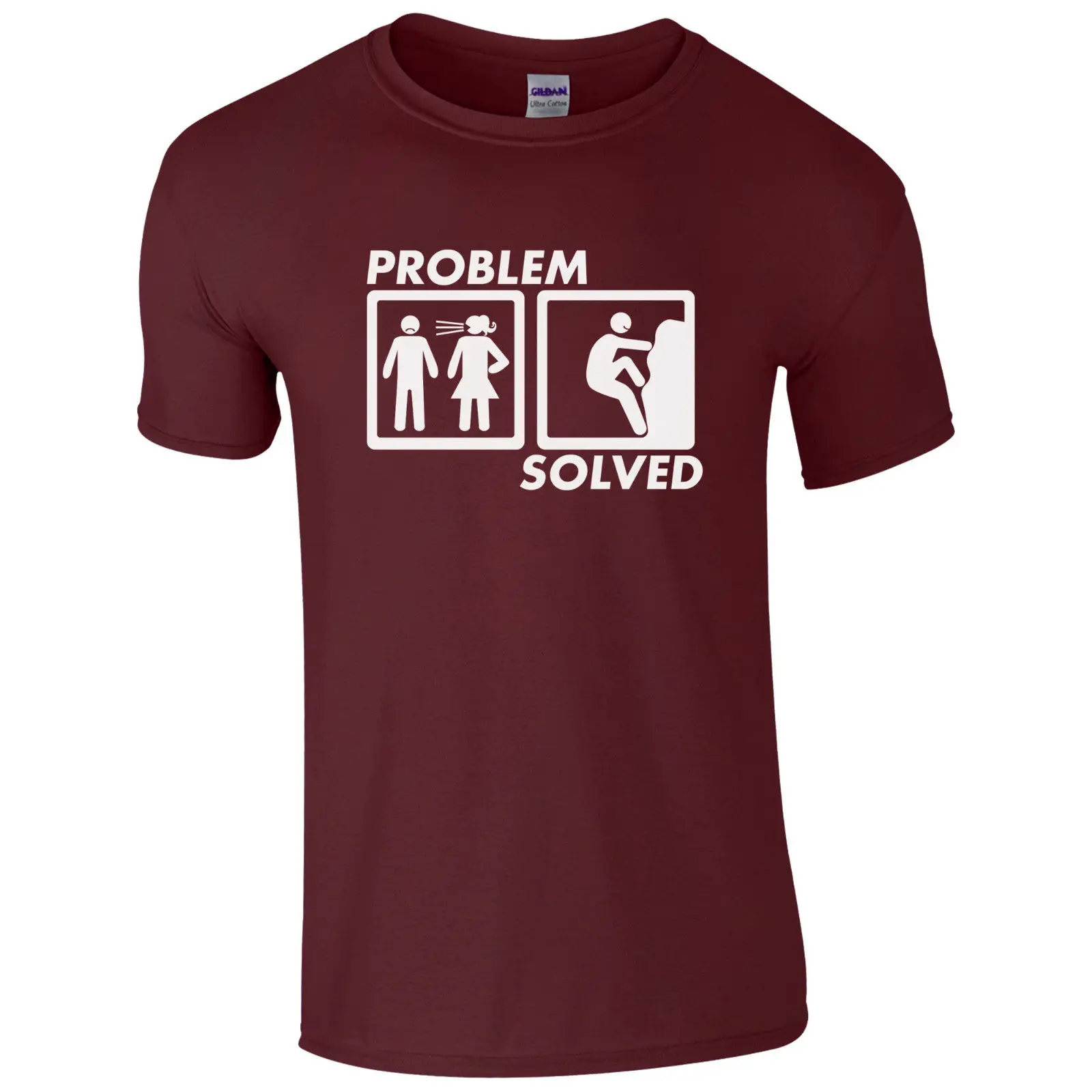 Problem Solved ROCK CLIMBINGS Funny T-Shirt High quality printed t shirt Top Cotton short sleeve tshirt camisa masculina
Problem Solved ROCK CLIMBINGS Funny T-Shirt High quality printed t shirt Top Cotton short sleeve tshirt camisa masculina