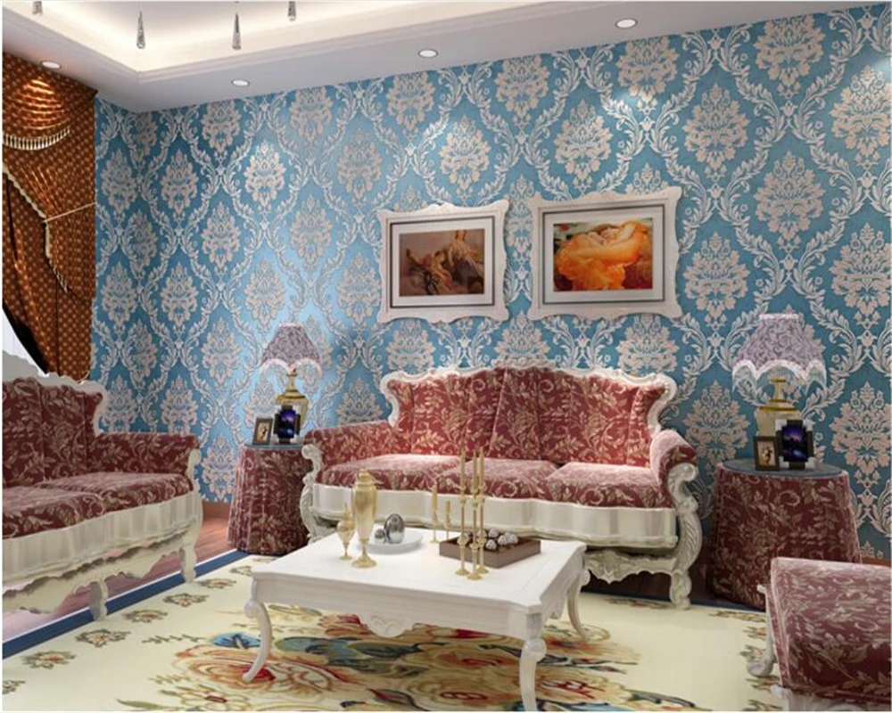 beibehang European Style 3D Relief Nonwovens 3d Wallpaper Study Backdrop Damascus Retro Wallpaper papel de parede 3d wall paper
beibehang European Style 3D Relief Nonwovens 3d Wallpaper Study Backdrop Damascus Retro Wallpaper papel de parede 3d wall paper