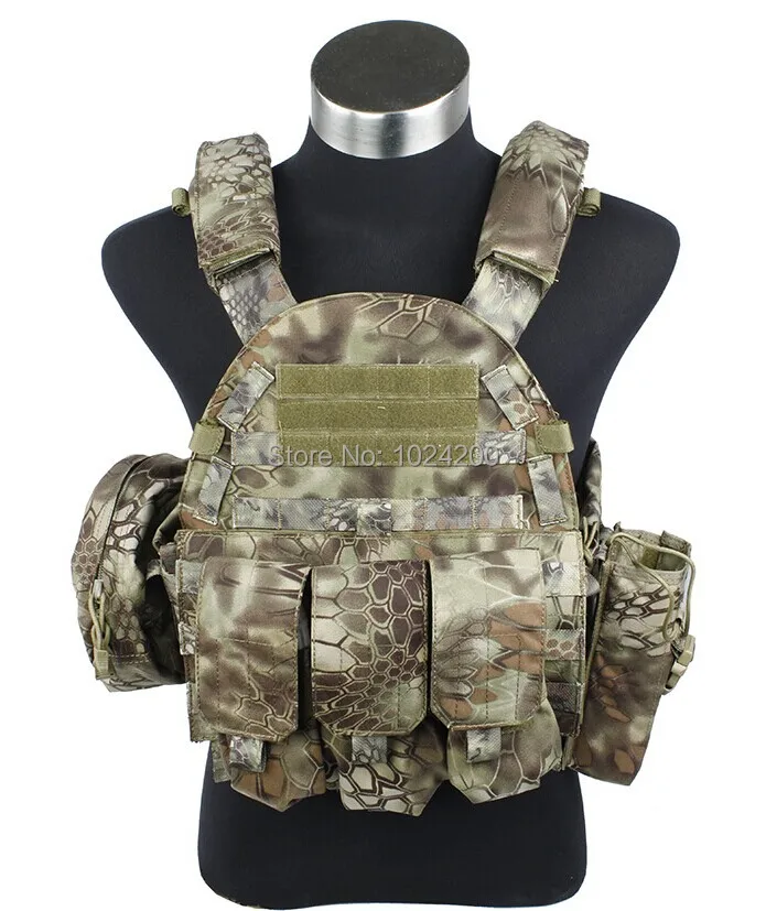 TMC 6094 тактический жилет военные/airsoft с molle мешочки Kryptek mandrake ткани + Бесплатная