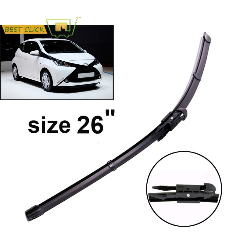 Щетка стеклоочистителя для Toyota Aygo MK2 Peugeot 108 Citroen C1 26 дюймов 2014 2015 2016 2017