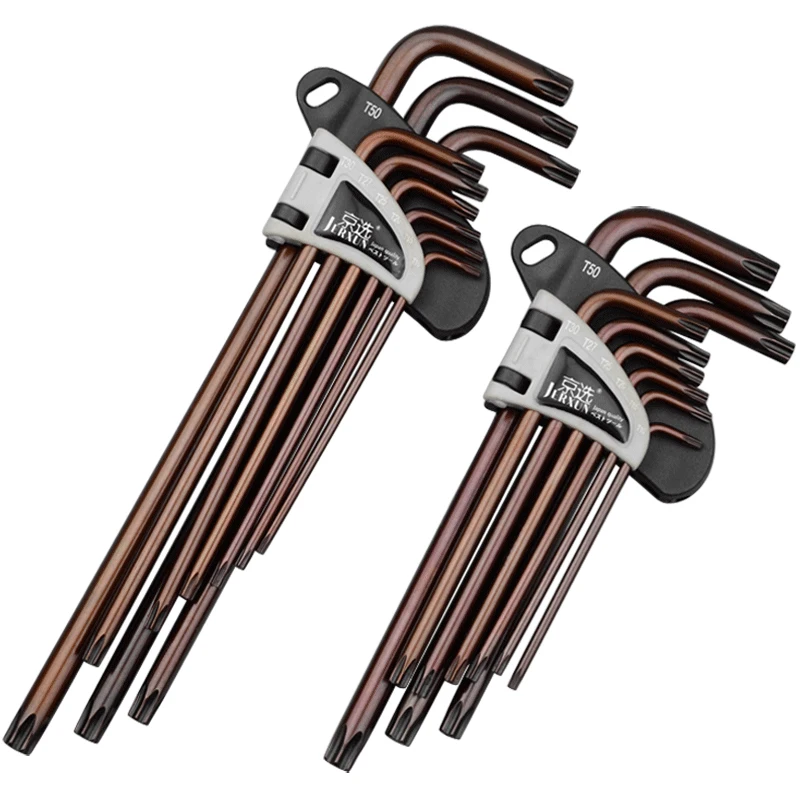 JERXUN 9Pcs Set Plum Inner Hexagon Spanner Tools Lengthening Pozidriv Inner Hexagon Spanner Screwdriver Suit Tools
JERXUN 9Pcs Set Plum Inner Hexagon Spanner Tools Lengthening Pozidriv Inner Hexagon Spanner Screwdriver Suit Tools