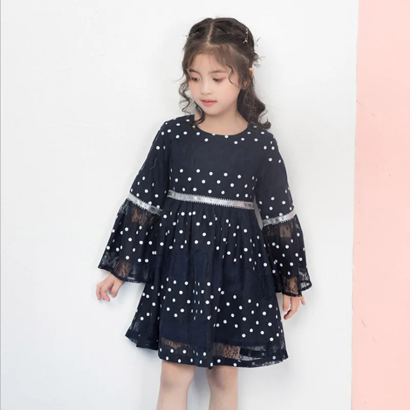 New arrival spring children clothing 4-12 years girls flare long sleeves dot dresses for girls
New arrival spring children clothing 4-12 years girls flare long sleeves dot dresses for girls