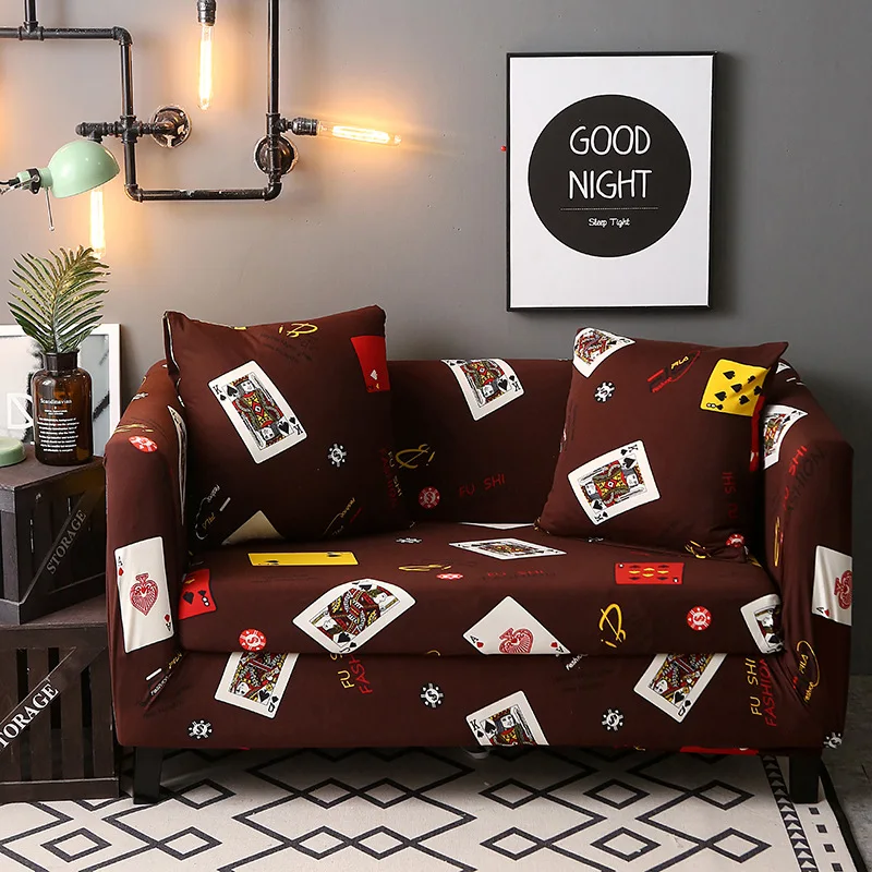 Cartoon Poker Sofa Slipcovers Tight Wrap All-inclusive Slip-resistant Elastic Cubre Sofa Towel Corner Sofa Cover Couch Cover
Cartoon Poker Sofa Slipcovers Tight Wrap All-inclusive Slip-resistant Elastic Cubre Sofa Towel Corner Sofa Cover Couch Cover