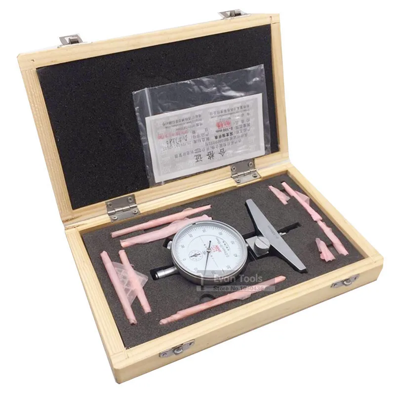 SHAN 0-100mm/0.01mm Dial Test Indicator Depth Dial Gauge Shock-Proof Reloj Comparador Thickness Meter Measure Tools
SHAN 0-100mm/0.01mm Dial Test Indicator Depth Dial Gauge Shock-Proof Reloj Comparador Thickness Meter Measure Tools