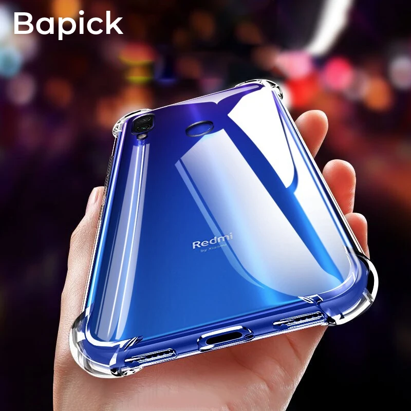 Мягкий прозрачный чехол для телефона Bapick 360 Xiaomi redmi note 7 силиконовый 5 6 Pro K20