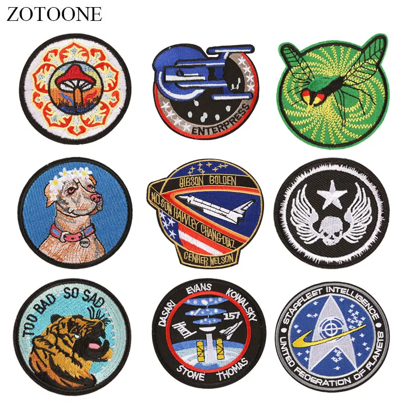 ZOTOONE Round Patches Dog Skull Diy Stickers Iron on Clothes Heat Transfer Applique Embroidered Applications Cloth Fabric G
ZOTOONE Round Patches Dog Skull Diy Stickers Iron on Clothes Heat Transfer Applique Embroidered Applications Cloth Fabric G