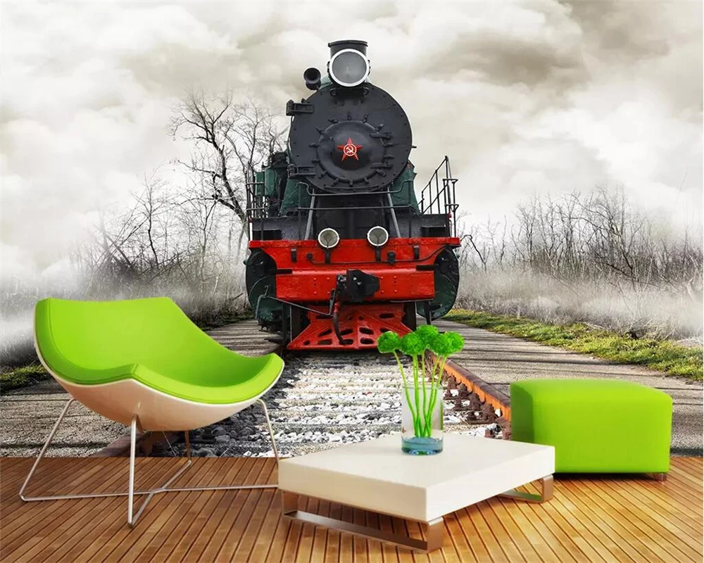 beibehang Custom wallpaper 3D mural photo high-end decorative background wall retro train landscape living room bedroom mural
beibehang Custom wallpaper 3D mural photo high-end decorative background wall retro train landscape living room bedroom mural