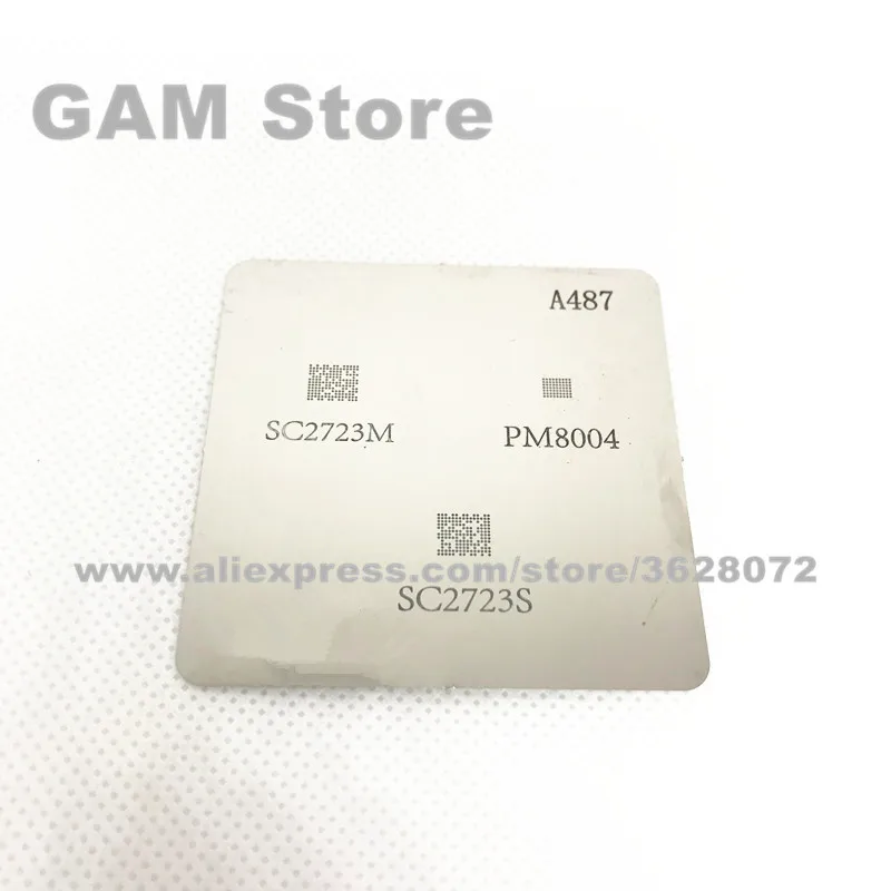 SC2723M PM8004 SC2723S BGA Stencil For Samsung power IC Reballing Pin Solder BGA Direct Heating Template A487 Free Shipping
SC2723M PM8004 SC2723S BGA Stencil For Samsung power IC Reballing Pin Solder BGA Direct Heating Template A487 Free Shipping