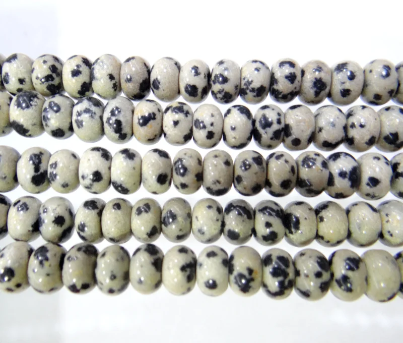 wholesale Natural stone Dalamatian jaspe Rondelle Beads 4*6mm 5*8mm Spacer Beads For Jewelry Making Bracelet Accessories
wholesale Natural stone Dalamatian jaspe Rondelle Beads 4*6mm 5*8mm Spacer Beads For Jewelry Making Bracelet Accessories